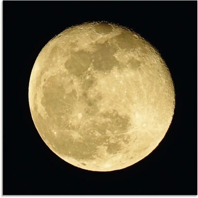 ARTLAND - Mond - 20 cm x 20 cm - Glass wall art ARTLAND - Mond - 20 cm x 20 cm - Glass wall art