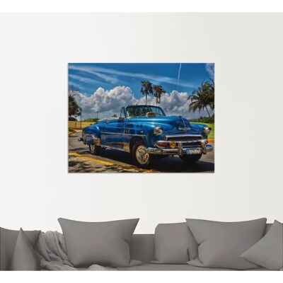 ARTLAND - Havanna Flair - 40x30 cm - blau - Wall art ARTLAND - Havanna Flair - 40x30 cm - blau - Wall art