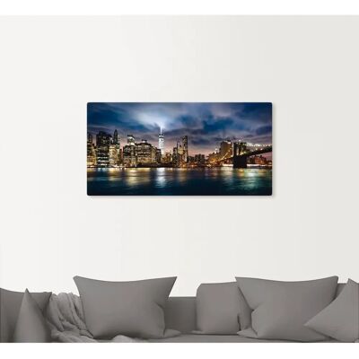 ARTLAND Sonnenaufgang Manhattan Wandbild - NYC Stadtmotiv ARTLAND Sonnenaufgang Manhattan Wandbild - NYC Stadtmotiv