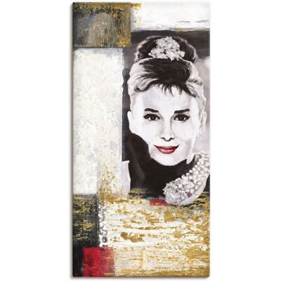 ARTLAND Hollywood Legenden VI Audrey Hepburn Leinwandbild - Portraits ARTLAND Hollywood Legenden VI Audrey Hepburn Leinwandbild - Portraits