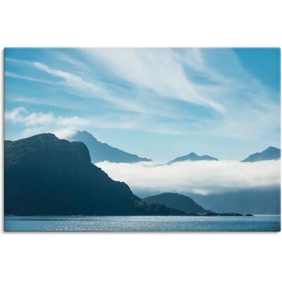 ARTLAND Haukland Beach Lofoten Leinwandbild - Landschaft ARTLAND Haukland Beach Lofoten Leinwandbild - Landschaft