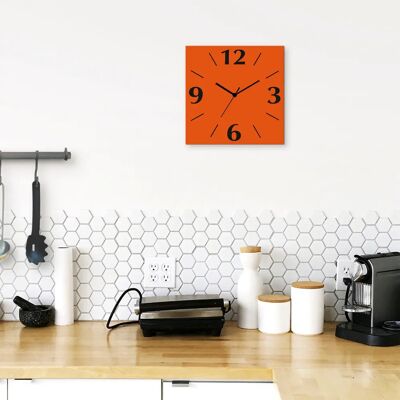 ARTland - Uni Trendfarben - orange - 30x30 cm - Wanduhr ARTland - Uni Trendfarben - orange - 30x30 cm - Wanduhr