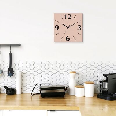 ARTland - Uni Trendfarben - Rosa - 30 x 30 cm - Wanduhr ARTland - Uni Trendfarben - Rosa - 30 x 30 cm - Wanduhr