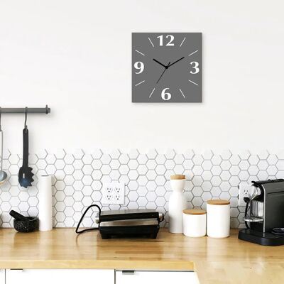ARTland Uni Trendfarben 30cm graue Wanduhr ARTland Uni Trendfarben 30cm graue Wanduhr
