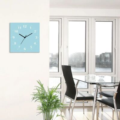ARTland - Uni Trendfarben - 30x30 - blau - Wanduhr ARTland - Uni Trendfarben - 30x30 - blau - Wanduhr
