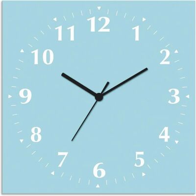 ARTland - Uni Trendfarben - 30x30 - blau - Wanduhr ARTland - Uni Trendfarben - 30x30 - blau - Wanduhr