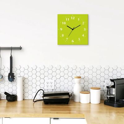 ARTland - Uni Trendfarben - 30 cm - Grün hellgrün - Wall clock ARTland - Uni Trendfarben - 30 cm - Grün hellgrün - Wall clock