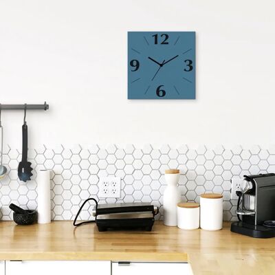 ARTland - Uni Trendfarben - blue niagara - Wanduhr ARTland - Uni Trendfarben - blue niagara - Wanduhr