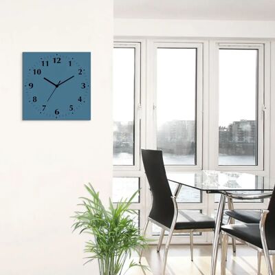 ARTLAND - Uni Trendfarben - blau - 30x30 cm - Wanduhr ARTLAND - Uni Trendfarben - blau - 30x30 cm - Wanduhr