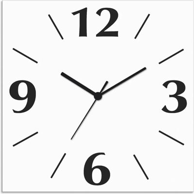 ARTland - Uni Trendfarben - Weiß - 30 cm - Wanduhr ARTland - Uni Trendfarben - Weiß - 30 cm - Wanduhr