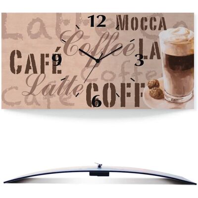 ARTLAND Kaffee Latte Macchiato Wanduhr - Wanduhren ARTLAND Kaffee Latte Macchiato Wanduhr - Wanduhren