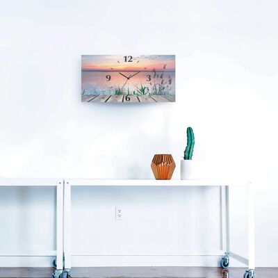 ARTLAND - Der See in den Farben der Wolken - Wall clock ARTLAND - Der See in den Farben der Wolken - Wall clock