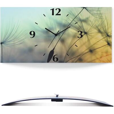 ARTLAND Goldener Sonnenuntergang & Pusteblumen Wanduhr - Wandclock ARTLAND Goldener Sonnenuntergang & Pusteblumen Wanduhr - Wandclock