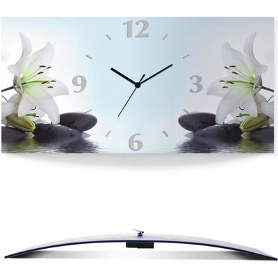 ARTLAND Weiße 3D Wanduhr - Wanduhr ARTLAND Weiße 3D Wanduhr - Wanduhr