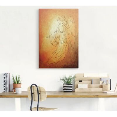 ARTland - Engel der Heilung - Orange - Canvas print ARTland - Engel der Heilung - Orange - Canvas print