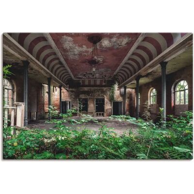 ARTLAND Lost Places - Tanzsaal verlassen Wandbild - Bunt, 60x40cm ARTLAND Lost Places - Tanzsaal verlassen Wandbild - Bunt, 60x40cm