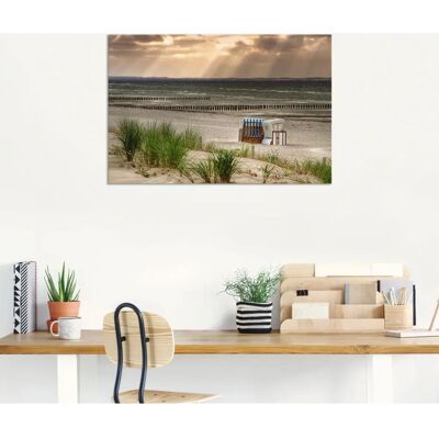 ARTLAND Schwarzer Busch Strand auf Insel Poel - Wandbild ARTLAND Schwarzer Busch Strand auf Insel Poel - Wandbild