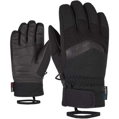 Gants de Ski ZIENER LABINO AS Noirs - Imperméables et Chauds Gants de Ski ZIENER LABINO AS Noirs - Imperméables et Chauds