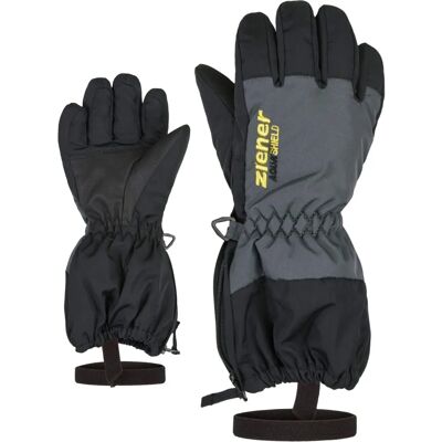 Gants de ski unisexes ZIENER LEVIO AS MINIS pour enfants - Noir Gants de ski unisexes ZIENER LEVIO AS MINIS pour enfants - Noir