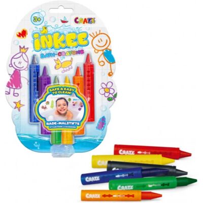 Craze INKEE Badekritt - 6 Fargede Vannleker Craze INKEE Badekritt - 6 Fargede Vannleker