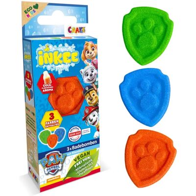 Nickelodeon Paw Patrol Badbom 3x15g - Voor kinderen Nickelodeon Paw Patrol Badbom 3x15g - Voor kinderen