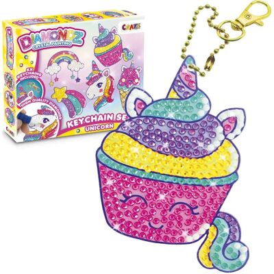 Craze Diamondz - Porte-clé licorne - Accessoire de peinture en diamants Craze Diamondz - Porte-clé licorne - Accessoire de peinture en diamants