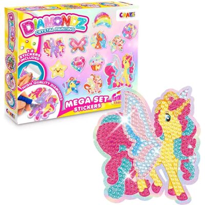 Craze Diamondz Galupy Unicorn Mega Sticker Set - Zestaw Naklejek Craze Diamondz Galupy Unicorn Mega Sticker Set - Zestaw Naklejek