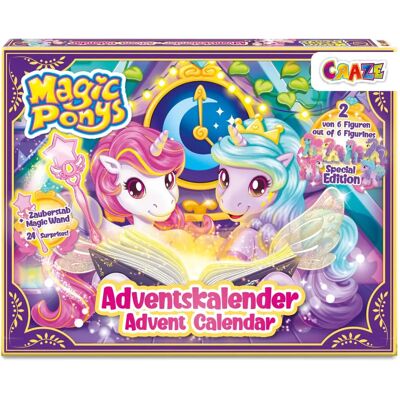 CRAZE Magic Ponys - Calendrier de l'Avent Jouet et Accessoires CRAZE Magic Ponys - Calendrier de l'Avent Jouet et Accessoires