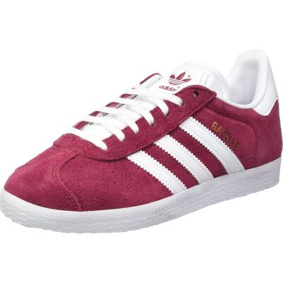 Adidas Gazelle Skinnesko - Burgundy - Uformell livsstil - Design inspirert av arkiver Adidas Gazelle Skinnesko - Burgundy - Uformell livsstil - Design inspirert av arkiver