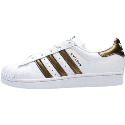 Adidas B41513 Damskie Buty Białe Złote - Sneakers Adidas B41513 Damskie Buty Białe Złote - Sneakers