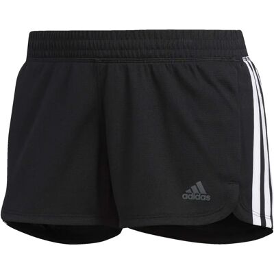 Παντελόνια σε πλέξη Pacer 3-Stripes adidas - Μαύρα - Σορτς Παντελόνια σε πλέξη Pacer 3-Stripes adidas - Μαύρα - Σορτς