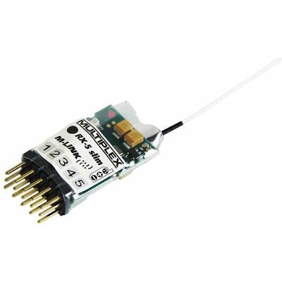 Ricevitore interno Multiplex RX5 slim MLINK a 5 canali Ricevitore interno Multiplex RX5 slim MLINK a 5 canali