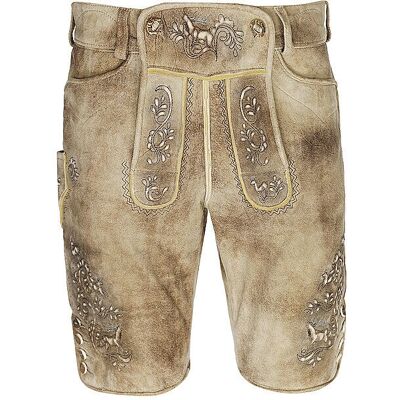 Beckert Trachten - Lichtenstein Braun - Rauchgold - Pantalon en cuir - Publicité Beckert Trachten - Lichtenstein Braun - Rauchgold - Pantalon en cuir - Publicité