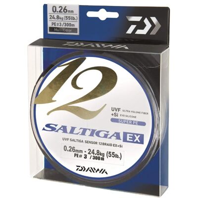Daiwa Saltiga 12 Braid EX - Ligne de Pêche - Publicité Daiwa Saltiga 12 Braid EX - Ligne de Pêche - Publicité
