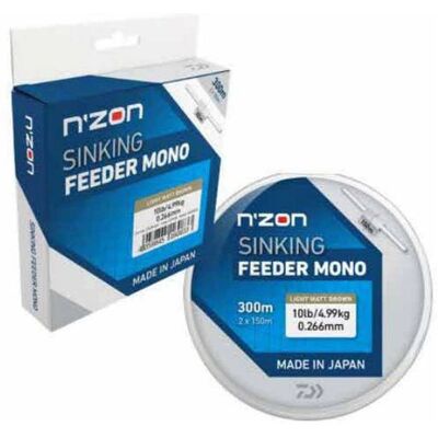 Lama monofilamento N'Zon Sinking Daiwa - 300m, 8lb, 0.23mm Lama monofilamento N'Zon Sinking Daiwa - 300m, 8lb, 0.23mm