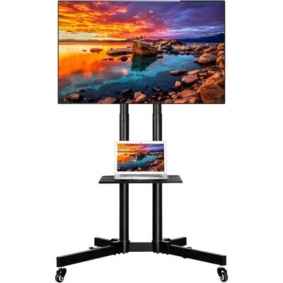 Soporte móvil para TV YAHEETECH - Altura ajustable 32-65" Soporte móvil para TV YAHEETECH - Altura ajustable 32-65"