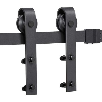 Yaheetech Rustik Schiebetür-Set - 244cm - Für Türen 35-45mm Yaheetech Rustik Schiebetür-Set - 244cm - Für Türen 35-45mm