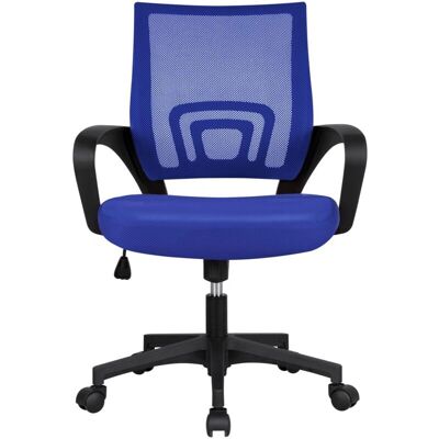 Silla de Oficina YAHEETECH con respaldo de malla transpirable - Ergonómica, reclinable, ajustable - Azul Silla de Oficina YAHEETECH con respaldo de malla transpirable - Ergonómica, reclinable, ajustable - Azul