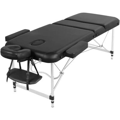 Yaheetech Tragbare Massageliege 213x92cm - Schwarz Yaheetech Tragbare Massageliege 213x92cm - Schwarz