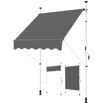 YAHEETECH Tenda da sole regolabile con protezione UV per balcone YAHEETECH Tenda da sole regolabile con protezione UV per balcone