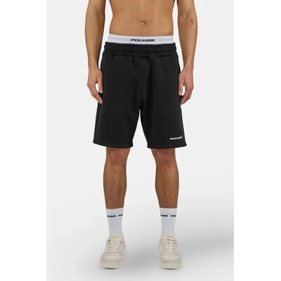 PEGADOR XXL Schwarze Heavy Shorts - Shorts für Männer PEGADOR XXL Schwarze Heavy Shorts - Shorts für Männer