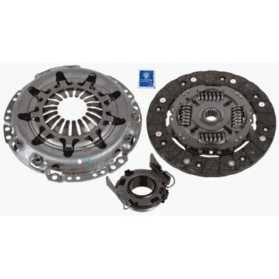 Sachs 1640077980 Välilevysetti - Yhteensopiva Citroën C1, Peugeot 108, Toyota Aygo Sachs 1640077980 Välilevysetti - Yhteensopiva Citroën C1, Peugeot 108, Toyota Aygo