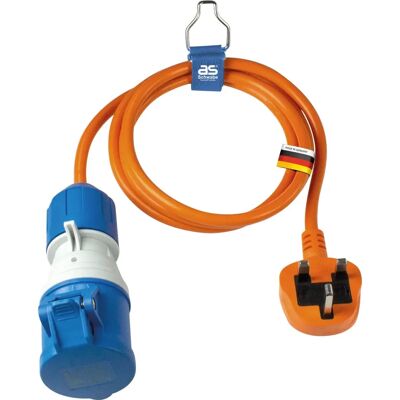 AS-Schwabe Britischer Standard CEE Adapterleitung 1,5m AS-Schwabe Britischer Standard CEE Adapterleitung 1,5m
