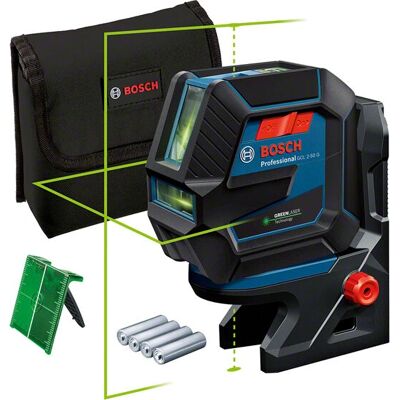 Bosch GCL 2-50 G Green Line Laser - Professional Level/Point, 15m Bosch GCL 2-50 G Green Line Laser - Professional Level/Point, 15m