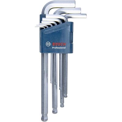 Set di chiavi a brugola Bosch Professional 1600A01TH5 - 9 pezzi - Blu Set di chiavi a brugola Bosch Professional 1600A01TH5 - 9 pezzi - Blu