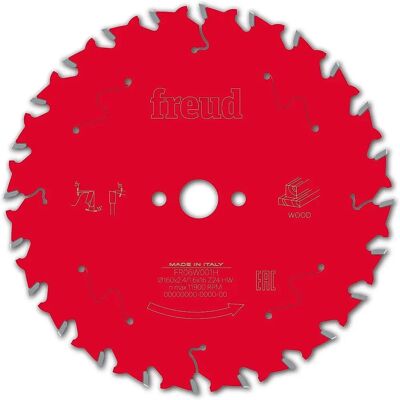 Freud - Circular Saw Blade Ø160 2.4/1.6 AL16 Z24 - Multi-application - Circular Saw Blade Freud - Circular Saw Blade Ø160 2.4/1.6 AL16 Z24 - Multi-application - Circular Saw Blade