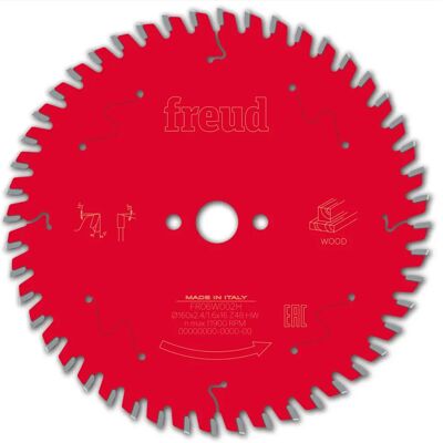 Freud - Hoja para sierra circular Ø160 2,4/1,6mm AL16 Z48 BA 5° - F03FS09674 Freud - Hoja para sierra circular Ø160 2,4/1,6mm AL16 Z48 BA 5° - F03FS09674