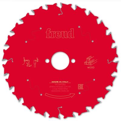 Freud - Lame pour scie circulaire Ø190 2,4/1,6 AL30 Z24 BA 15° - Type de produit - Publicité Freud - Lame pour scie circulaire Ø190 2,4/1,6 AL30 Z24 BA 15° - Type de produit - Publicité