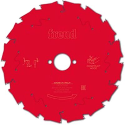 Disco de Sierra Circular Freud - Ø210, Dientes de Carburo, Anti-Vibración, Soldadura de 3 Capas - Madera de Construcción Disco de Sierra Circular Freud - Ø210, Dientes de Carburo, Anti-Vibración, Soldadura de 3 Capas - Madera de Construcción
