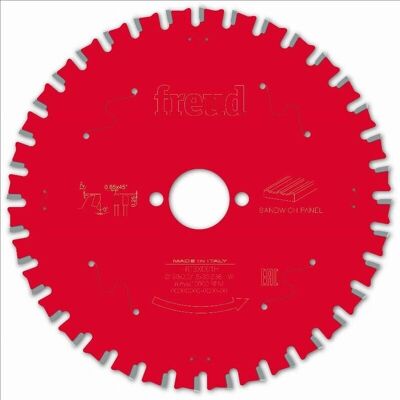 Lama da sega circolare Freud - Ø190, 2/1,6mm, AL30, Z36, Tpb, 0° - F03FS09854 Lama da sega circolare Freud - Ø190, 2/1,6mm, AL30, Z36, Tpb, 0° - F03FS09854